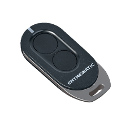 2-Befehl-Mini-Design-Handsender 868 MHz mit verchromten Schlsselhalter
